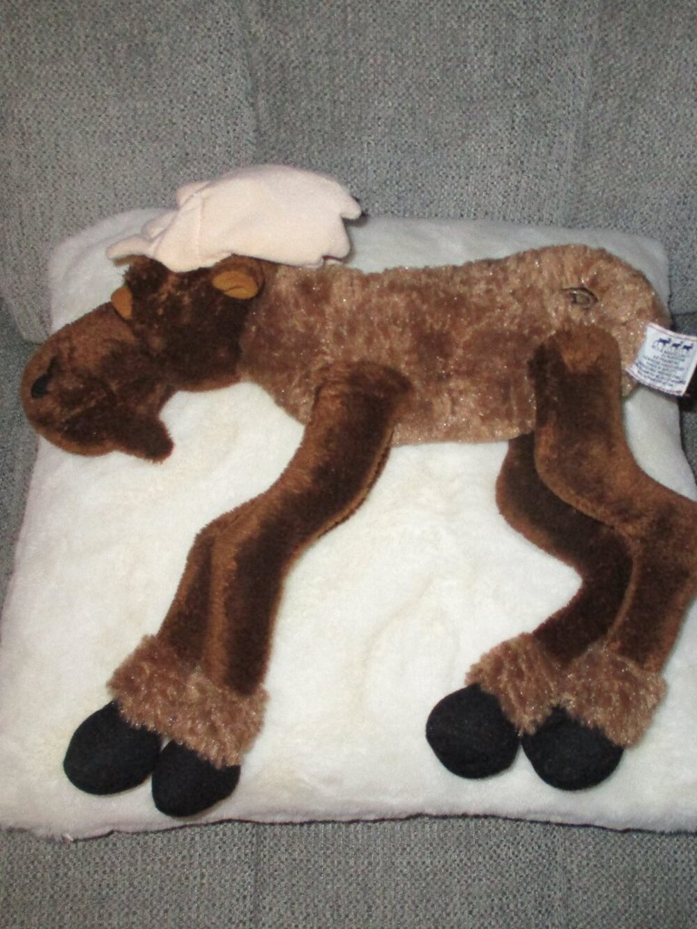 It's a Moose Life Laying Moose Plush Realistic Rare HTF Phyllis Driscoll